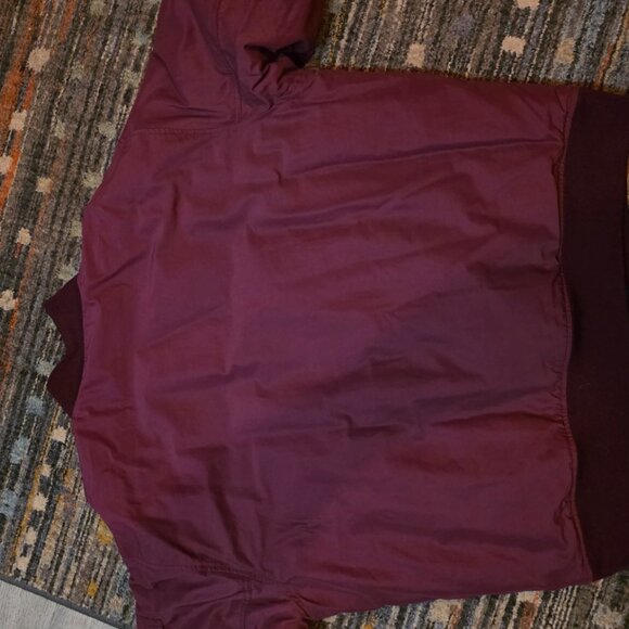 Air Jordan Reversible MA-1 Bomber Jacket Bordeaux Black Men's - Picture 7 of 8